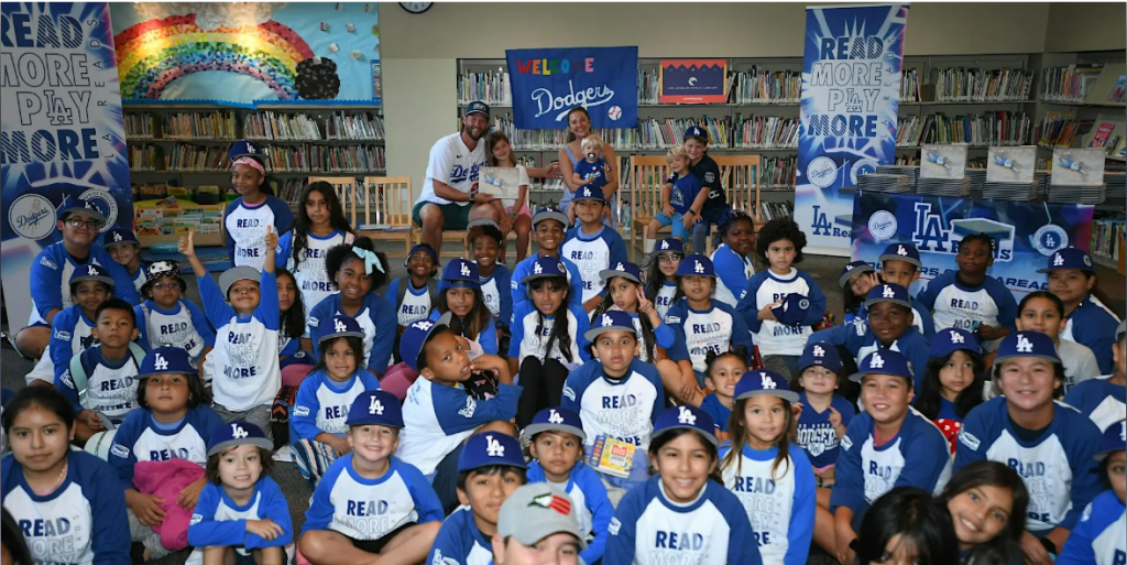 LA Reads Storytime with the Los Angeles Dodgers Foundation event photo