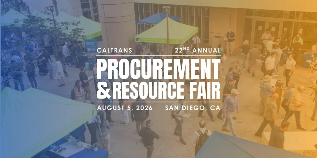 Caltrans 22nd Annual Procurement and Resource Fair event photo