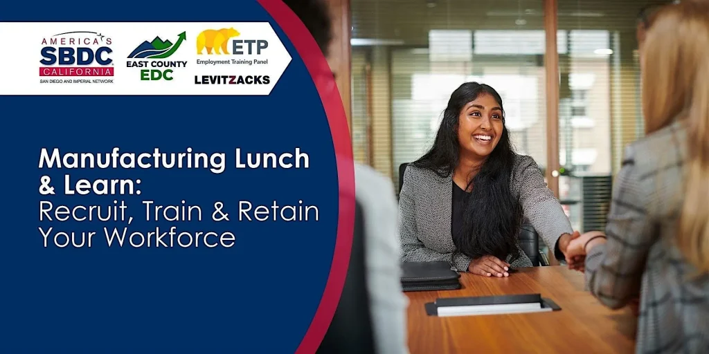Manufacturing Lunch & Learn: Recruit, Train & Retain Your Workforce event photo
