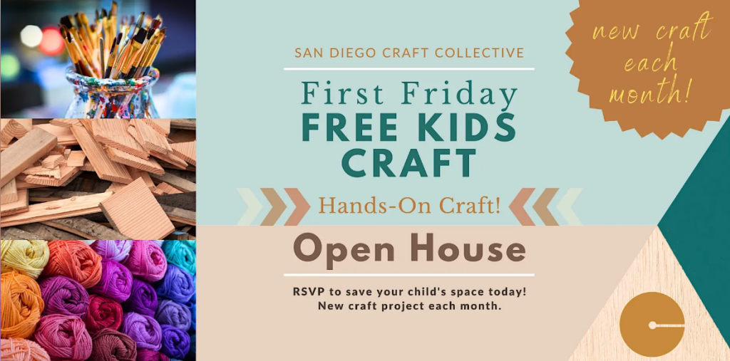 Kids Craft at San Diego Craft Collective event photo