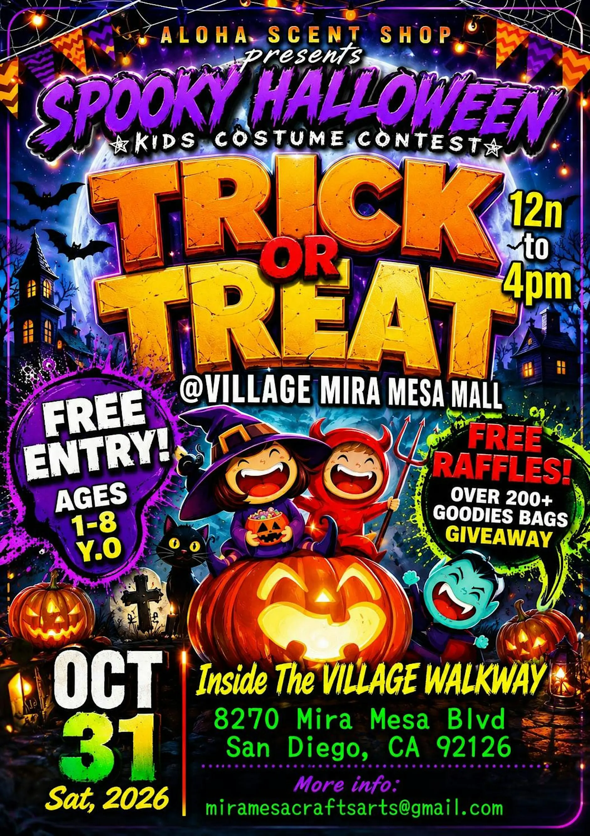 Spooky Halloween Market and Kids Costume Contest event photo