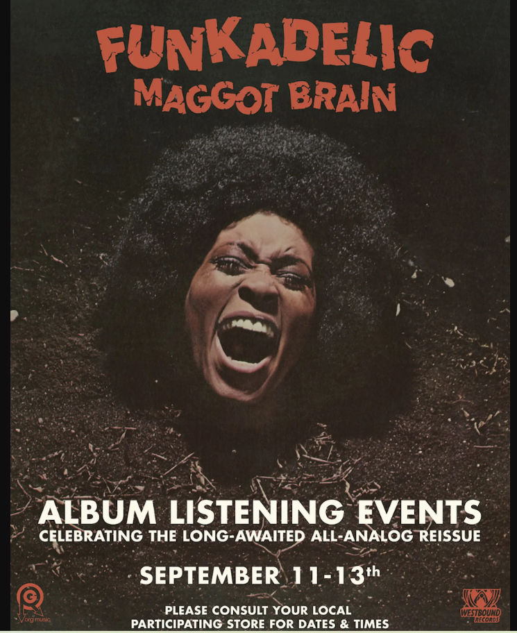 MAGGOT BRAIN Listening Party at Soul Side Vinyl