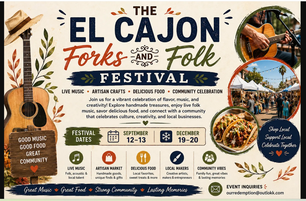 The El Cajon Forks and Folk Festival event photo