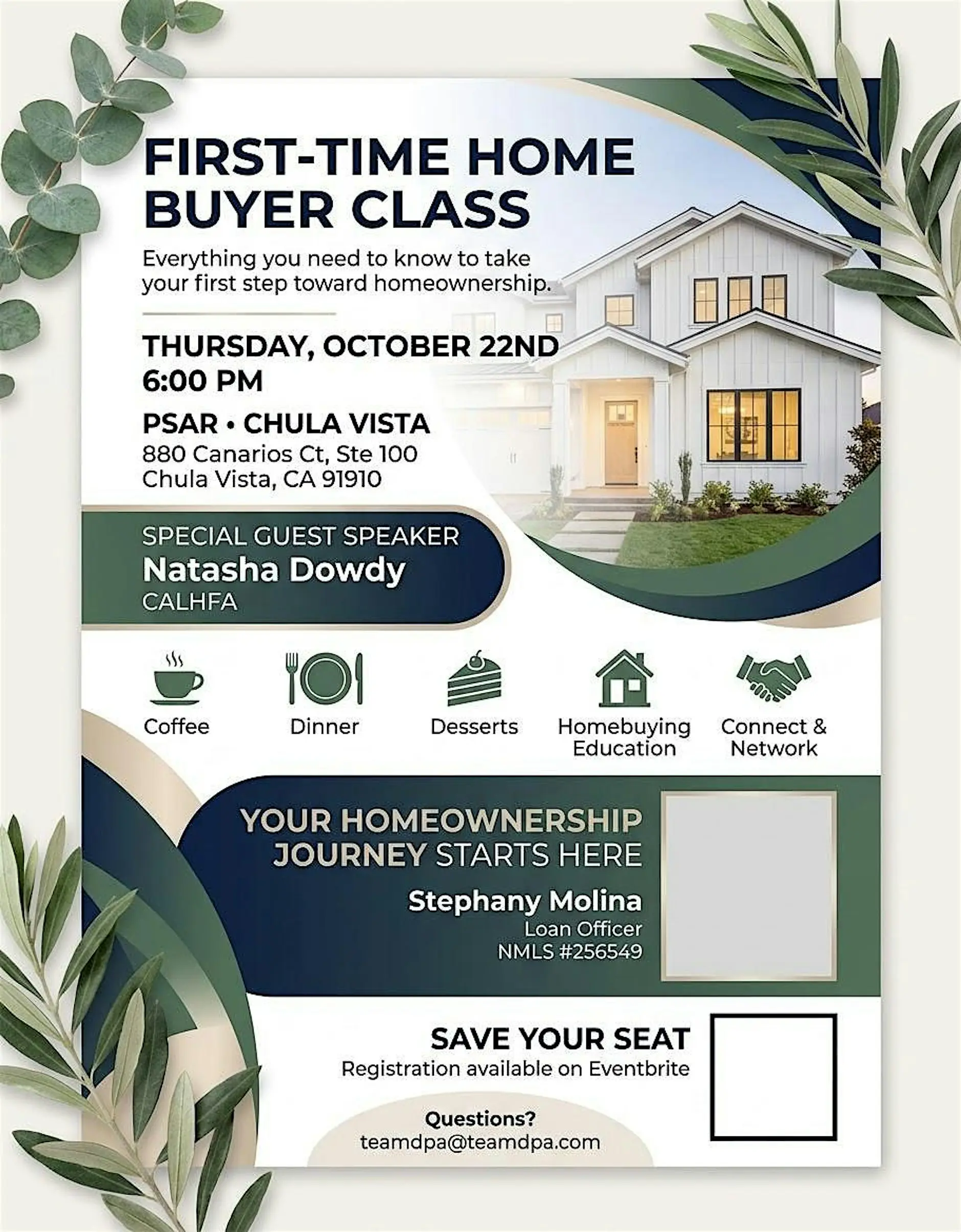 First Time Homebuyer Class-Team DPA