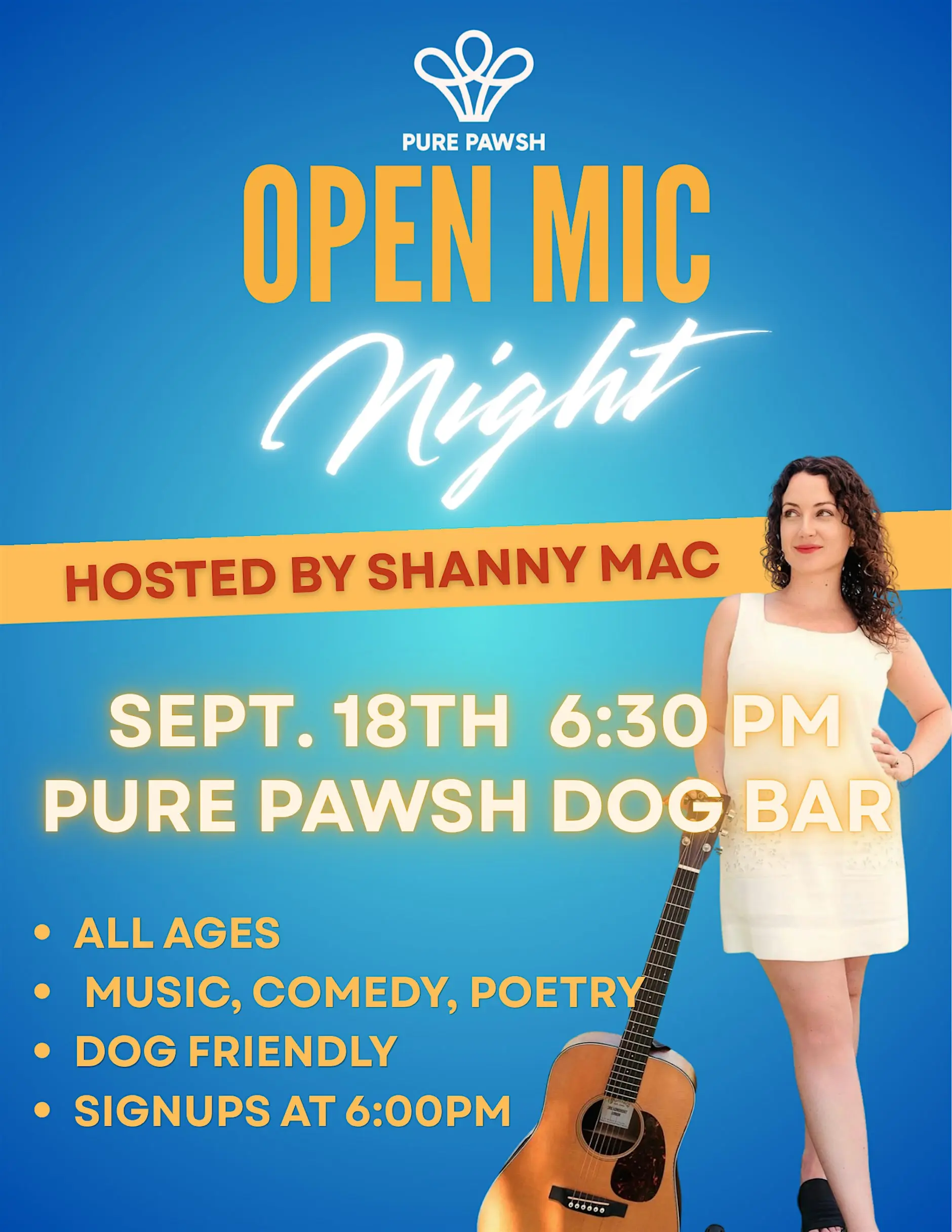 Open Mic Night in North Park – Dog Friendly