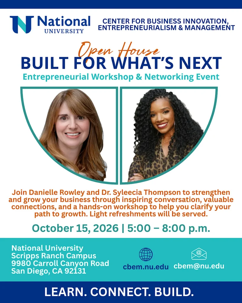 BUILT FOR WHAT’S NEXT: Entrepreneurial Workshop & Networking Event event photo
