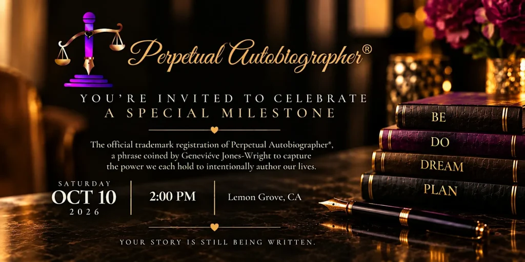 Perpetual Autobiographer®: Official Launch & Trademark Celebration event photo