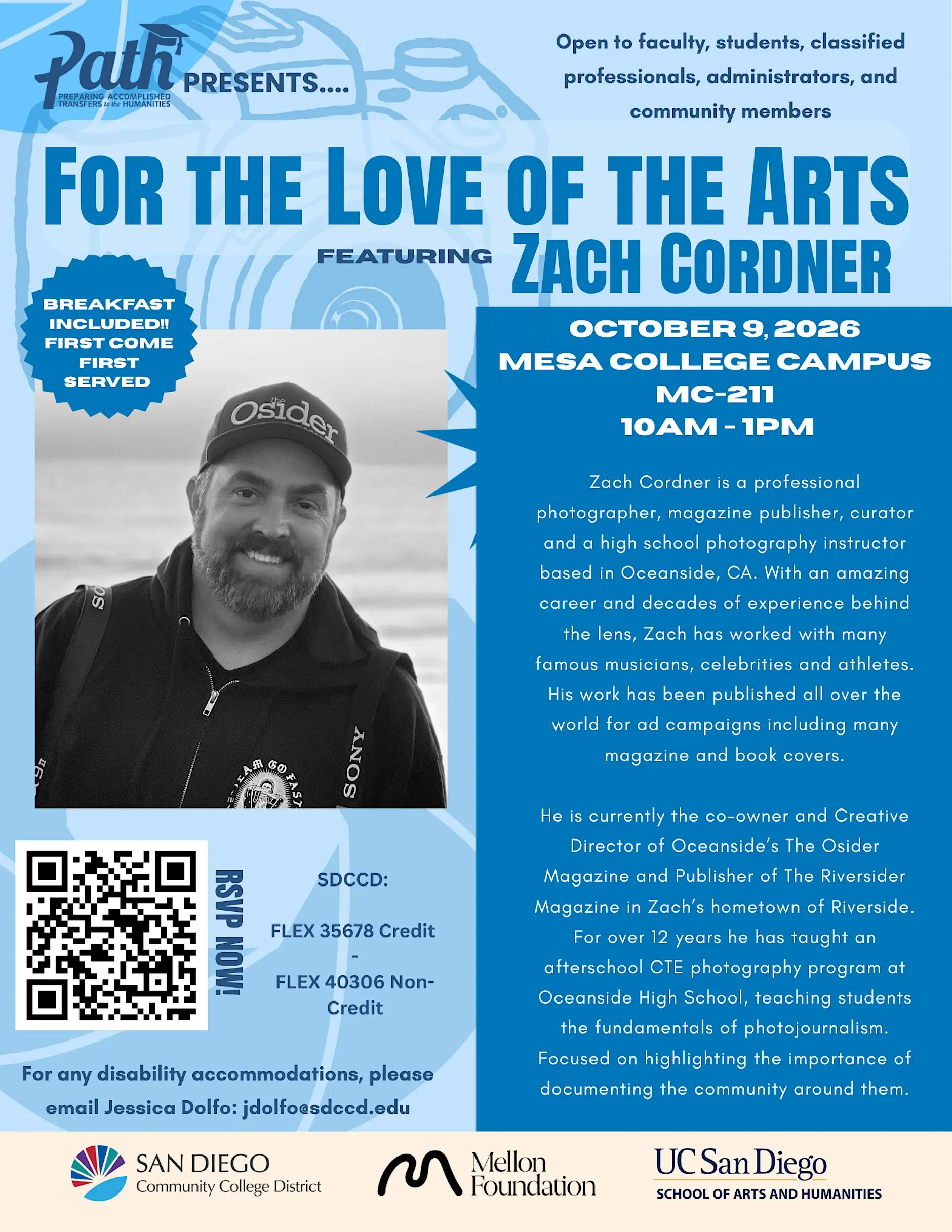 For The Love of The Arts: Zach Cordner