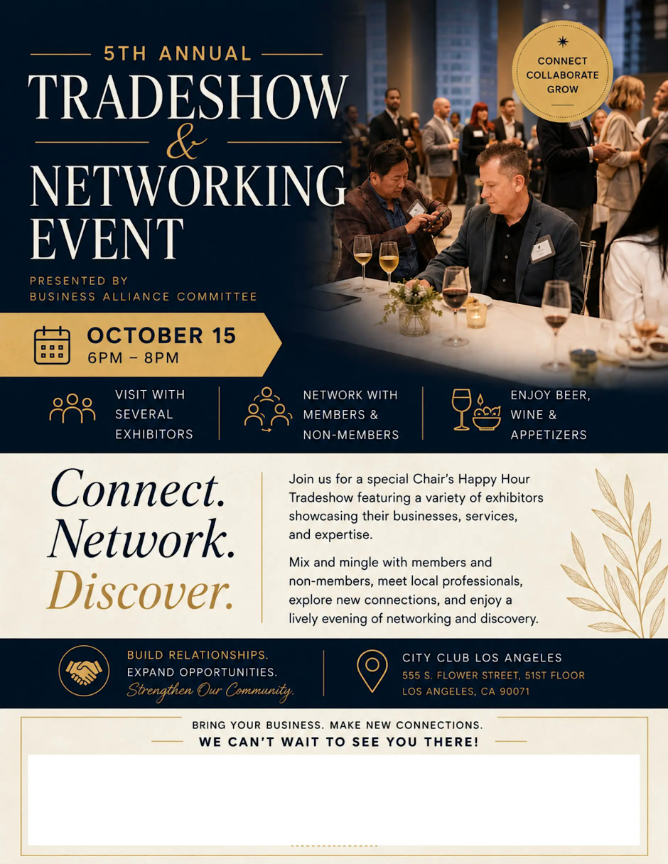 5th Annual Trade Show & Networking Event