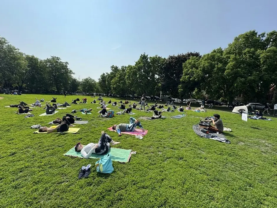BWild x WPFM Free Outdoor Summer Yoga Series event photo
