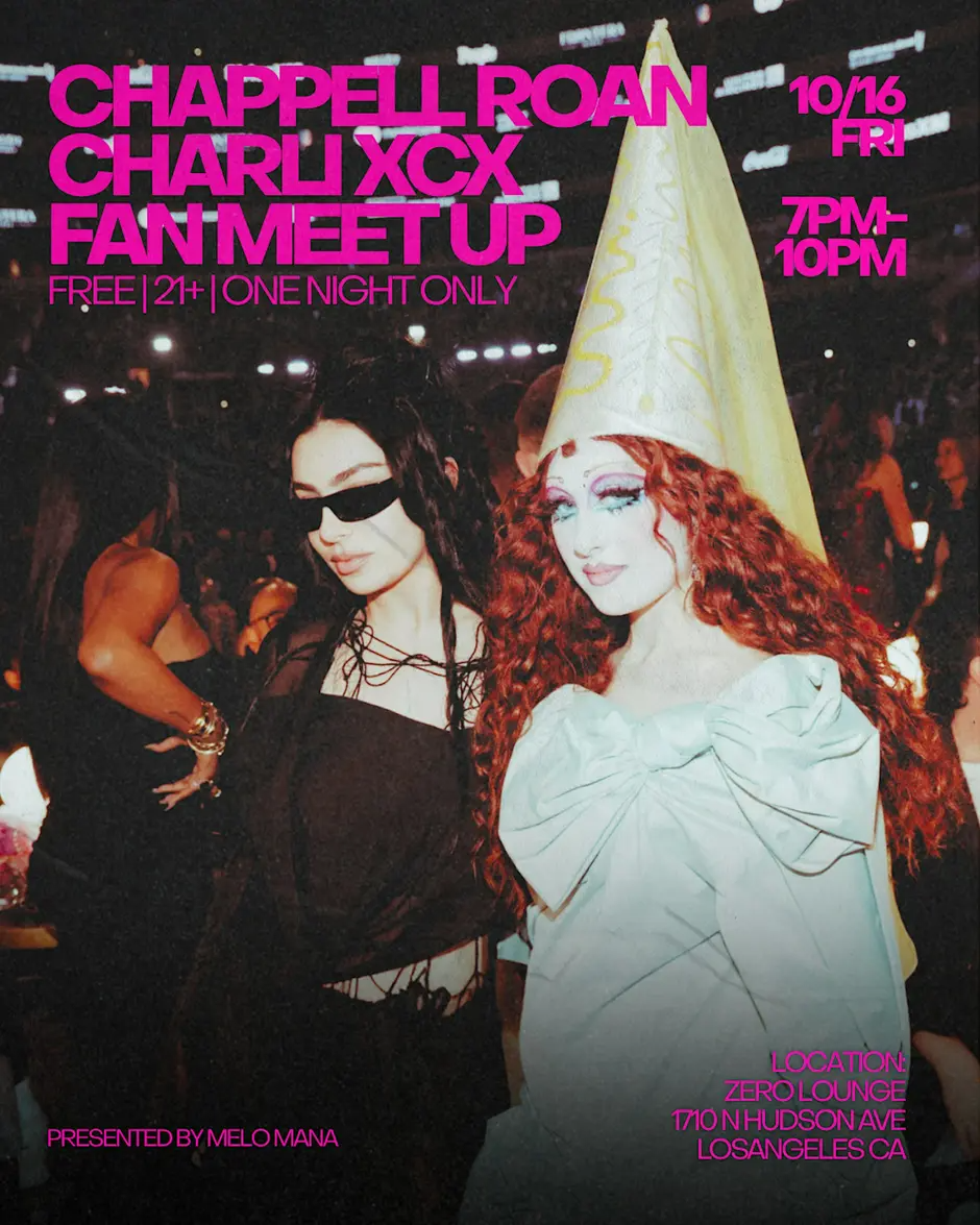 Chappell Roan x Charli XCX Fan Meet Up