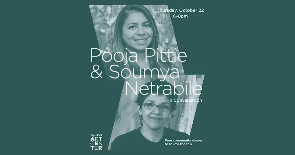 Pooja Pittie & Soumya Netrabile in Conversation + Community Dinner event photo