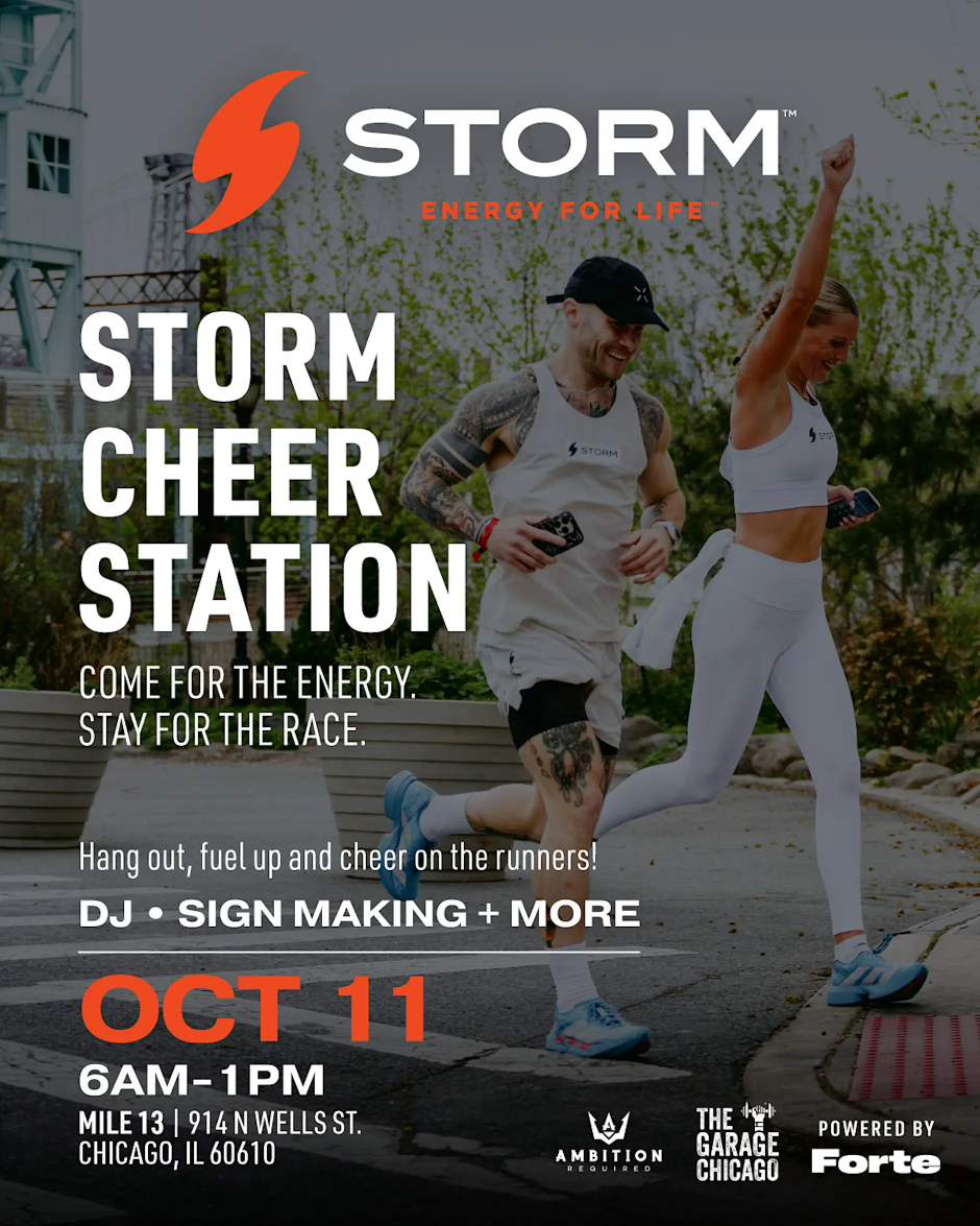 STORM Cheer Station Chicago Marathon