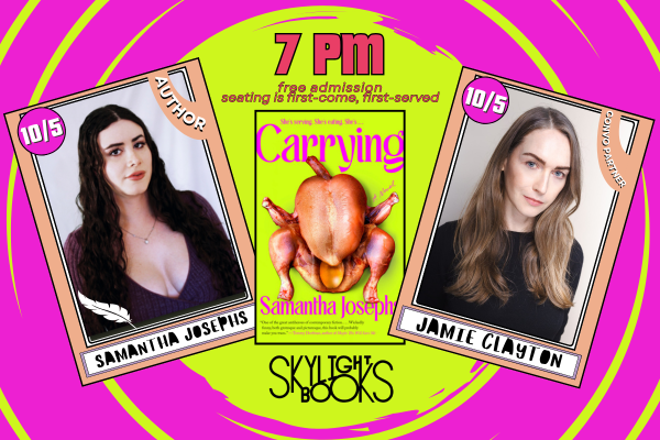 Samantha Josephs w/ Jamie Clayton, “Carrying” event photo