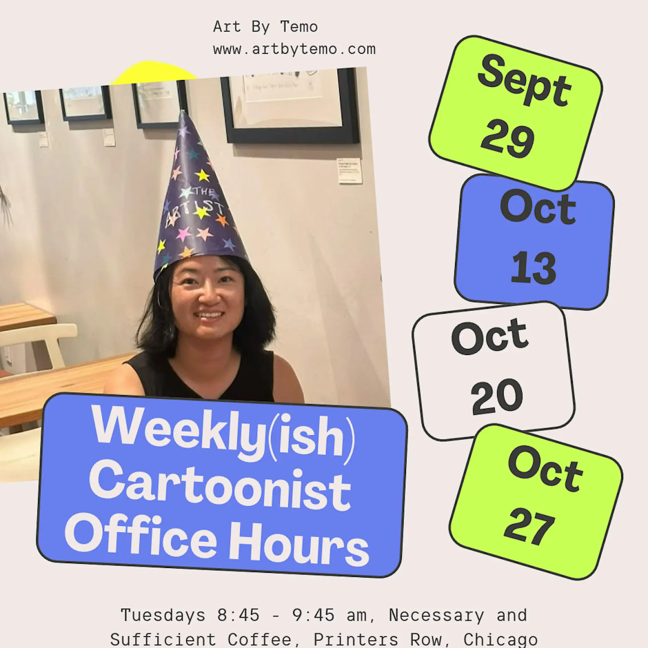 Weekly(ish) Cartoonist Office Hours With Temo event photo
