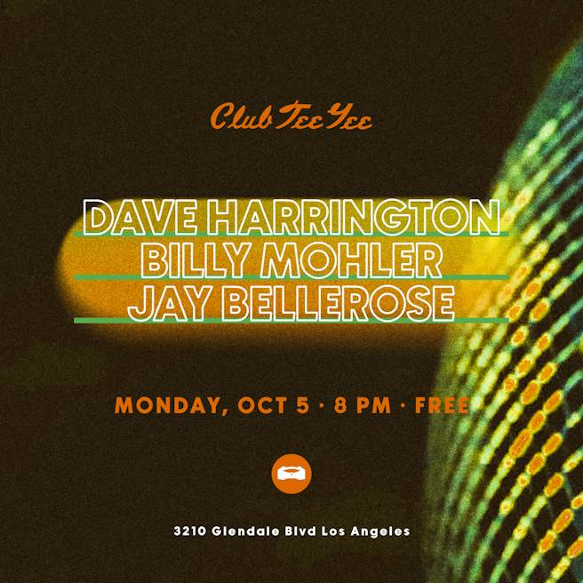 Dave Harrington, Jay Bellerose, Billy Mohler event photo
